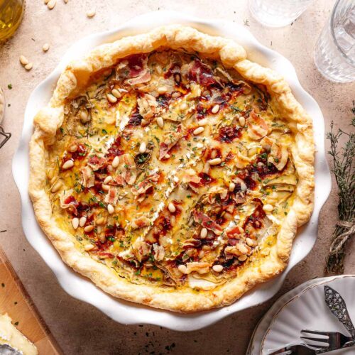 Witlof quiche recept
