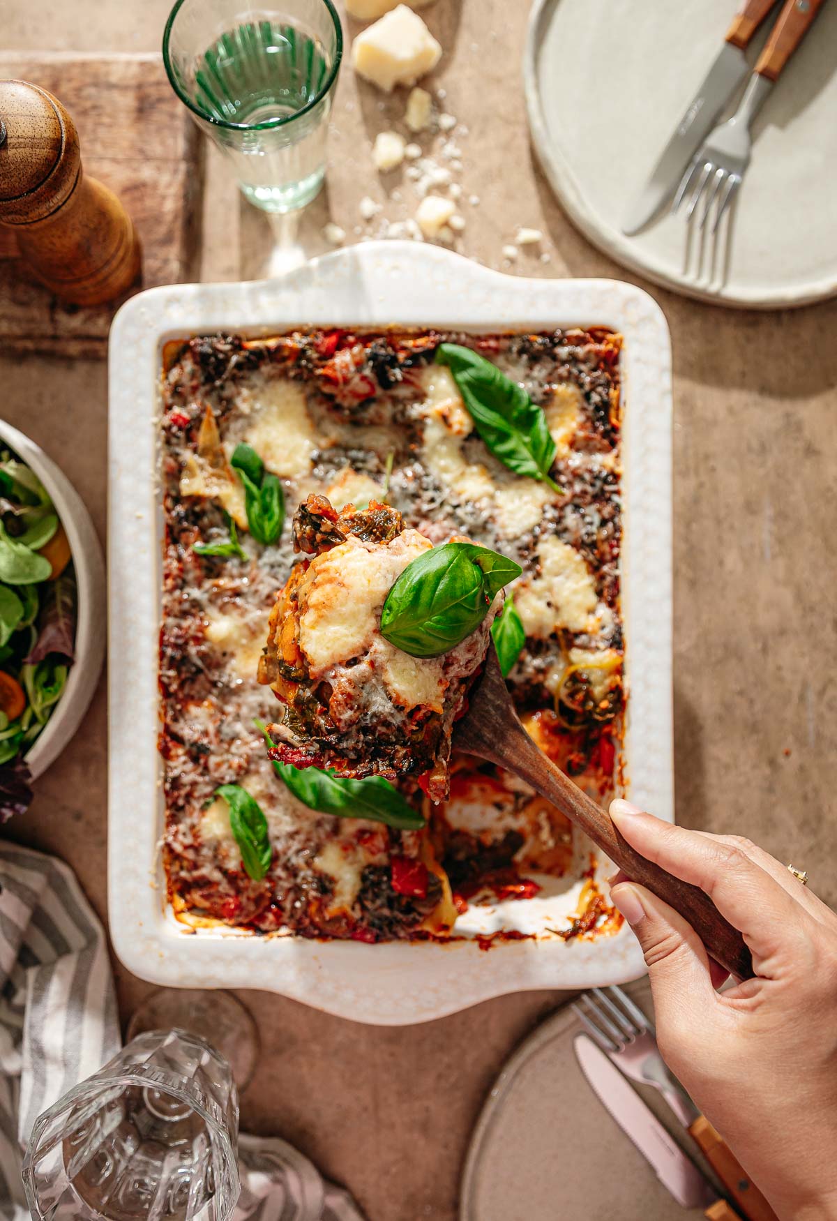 Pompoen lasagne recept