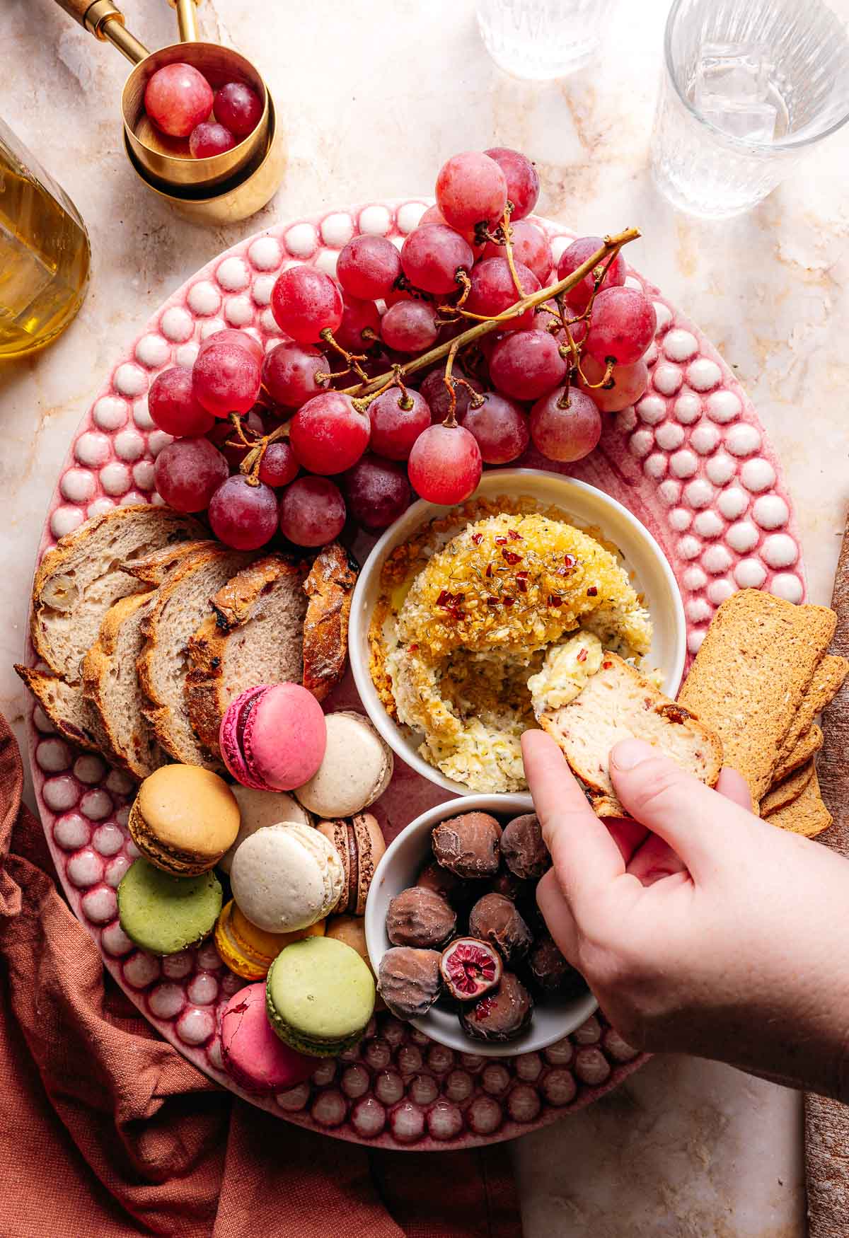 Krokant gebakken boursin