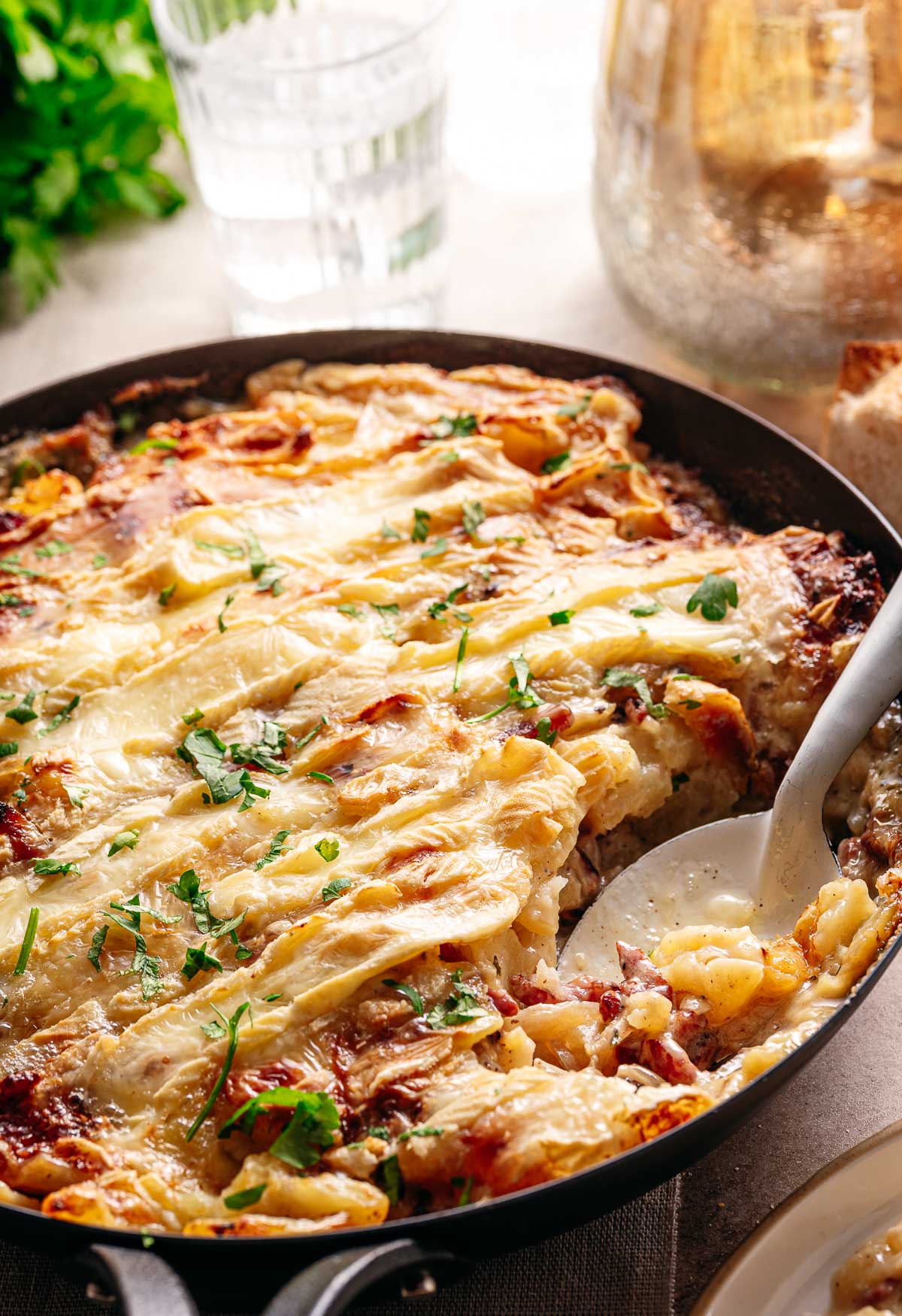 Zelfgemaakte Tartiflette maken