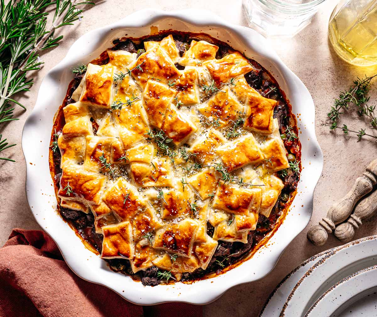 Beef pot pie