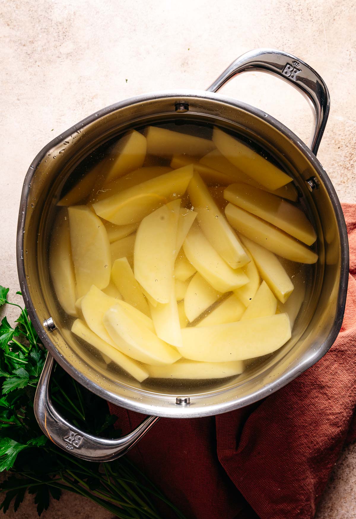Stap 2- aardappels koken