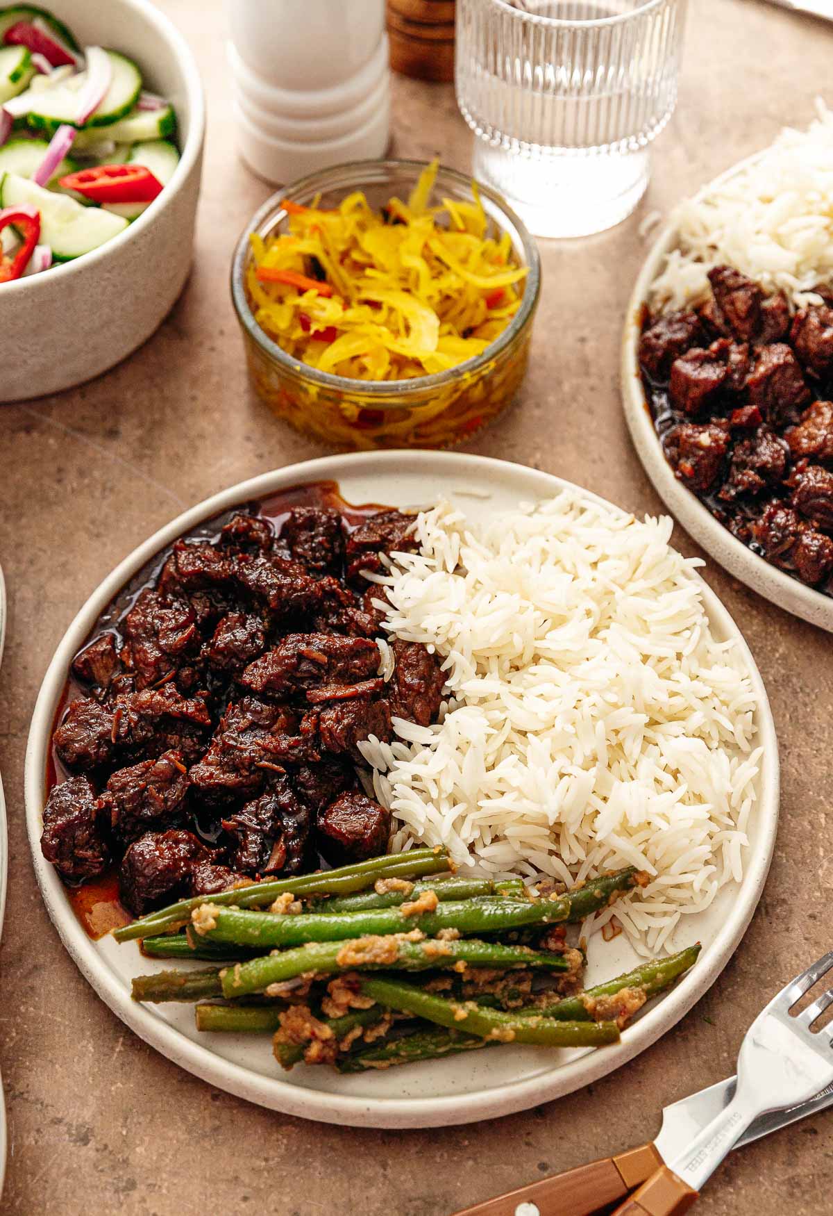 Authentieke daging smoor