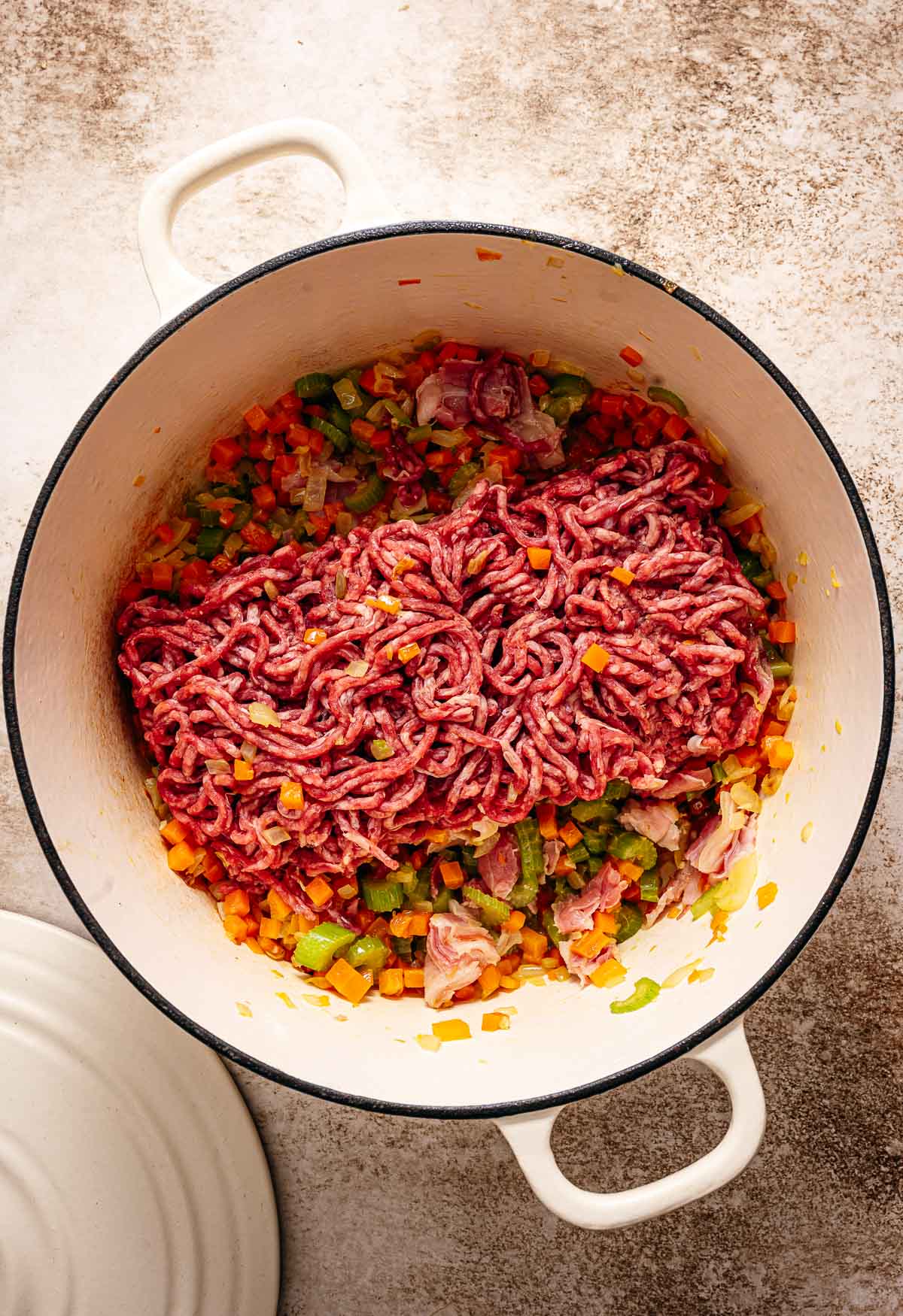 Stap 2: gehakt toevoegen