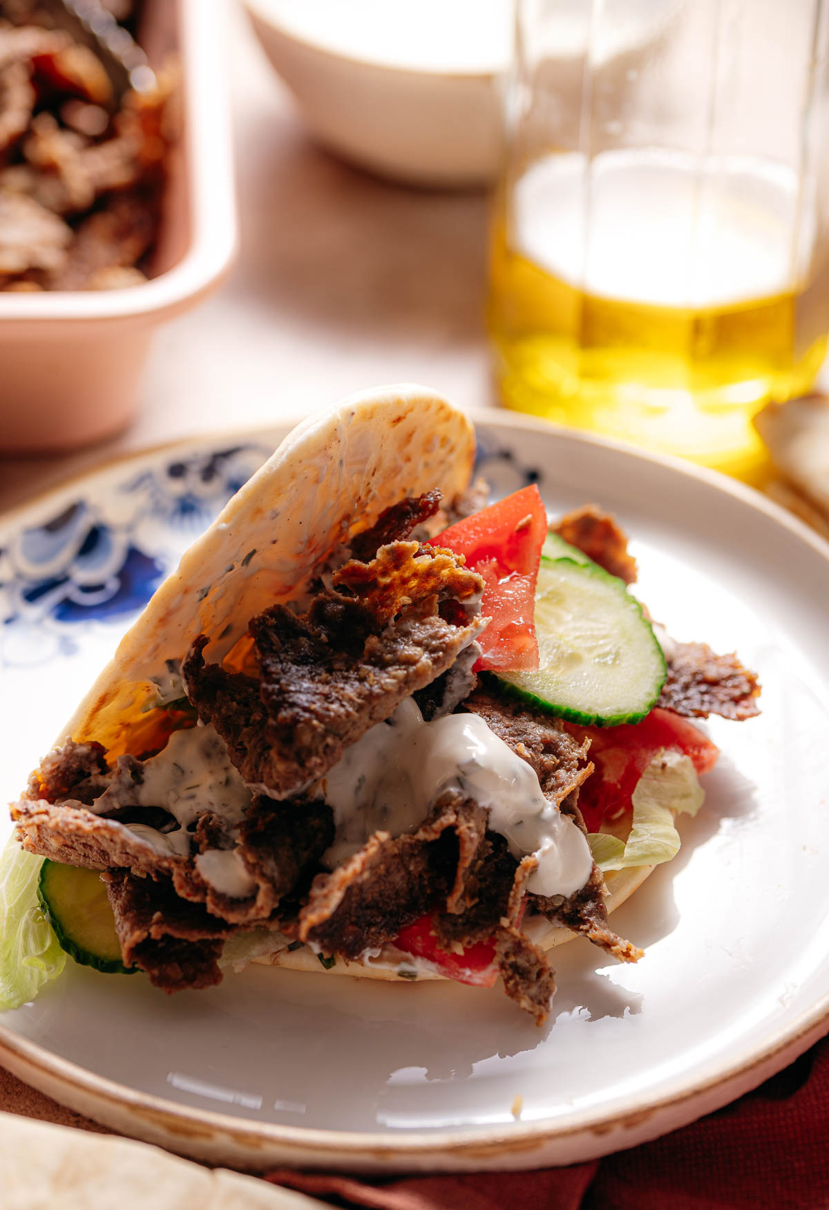 Zelf doner kebab maken recept