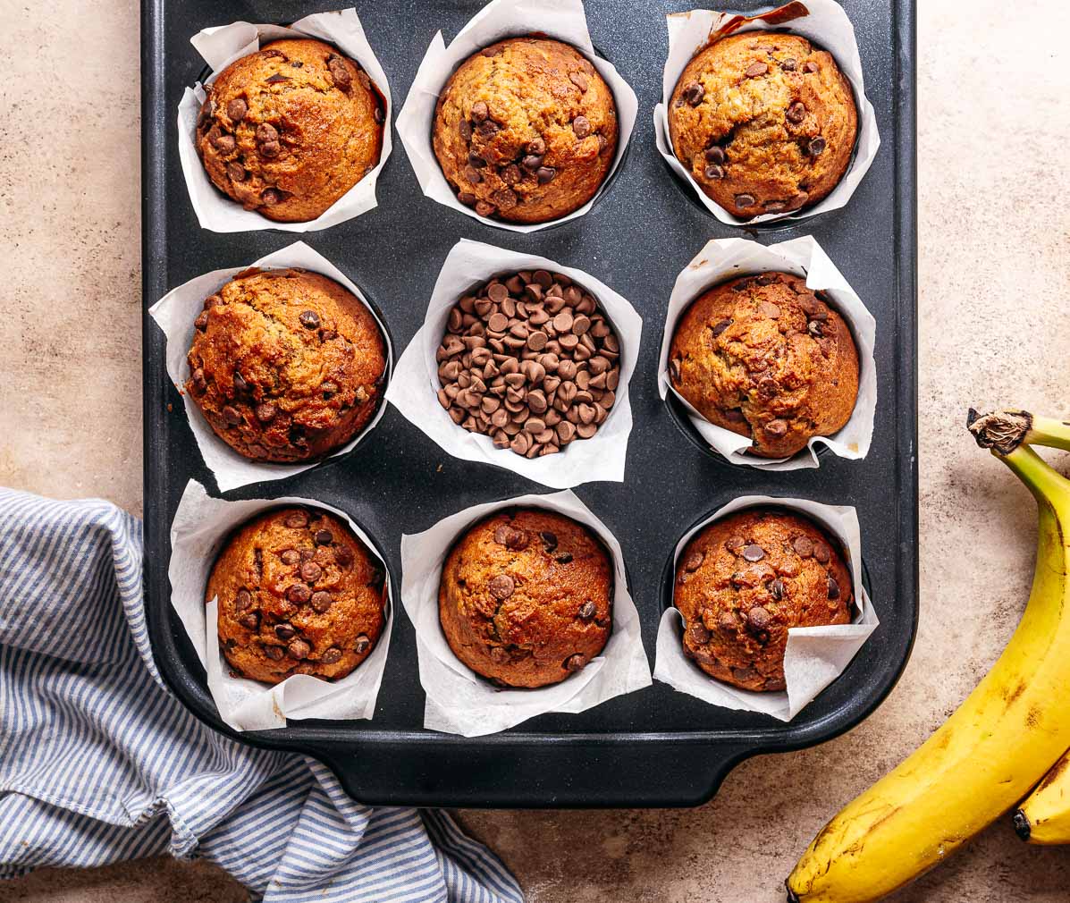 Bananen muffins