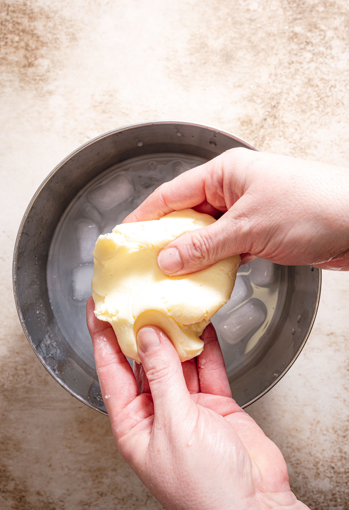 Stap 3: boter 'wassen'