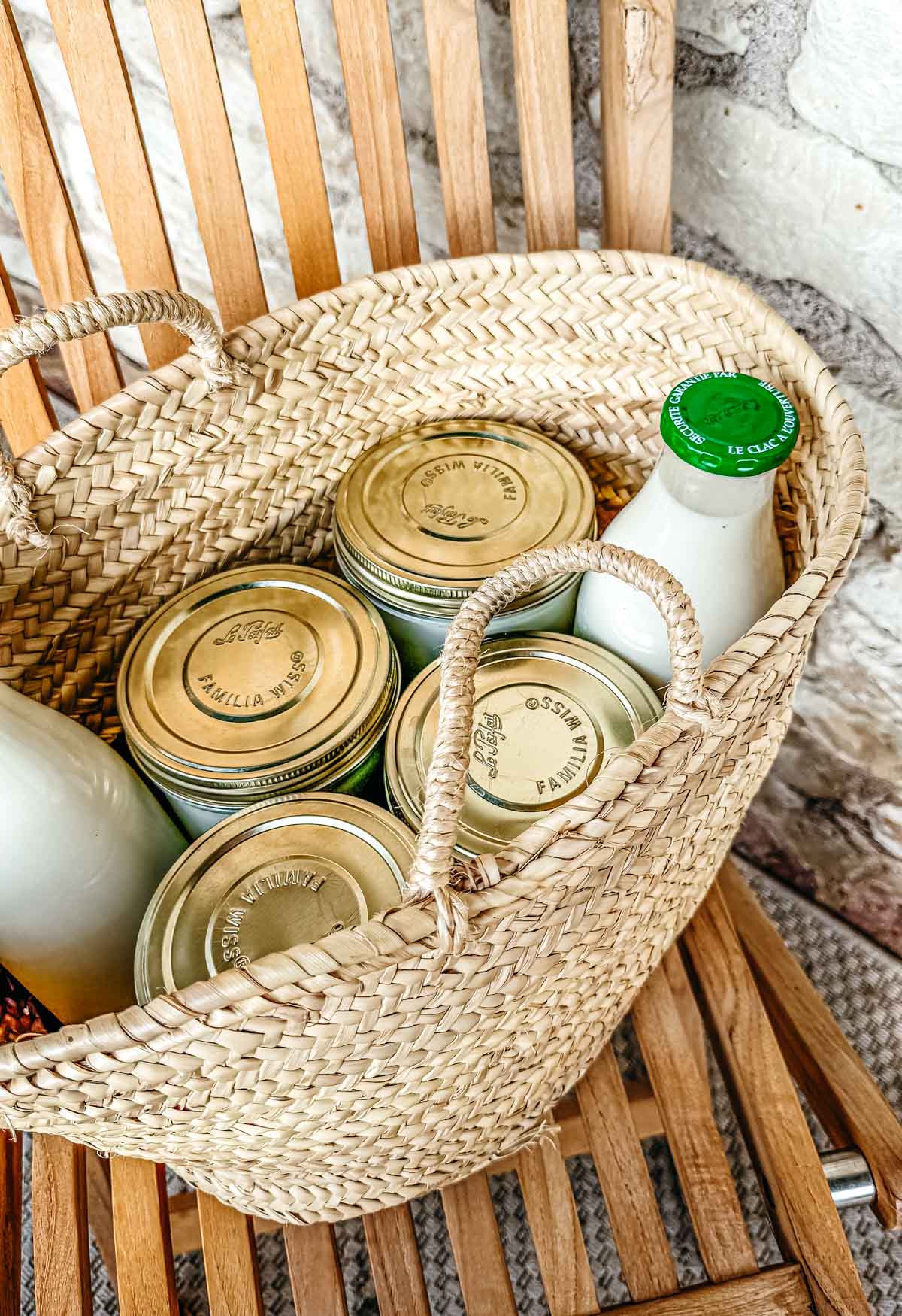 Verse melk van de boerderij