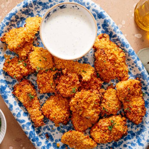 crispy chicken tenders uit de oven