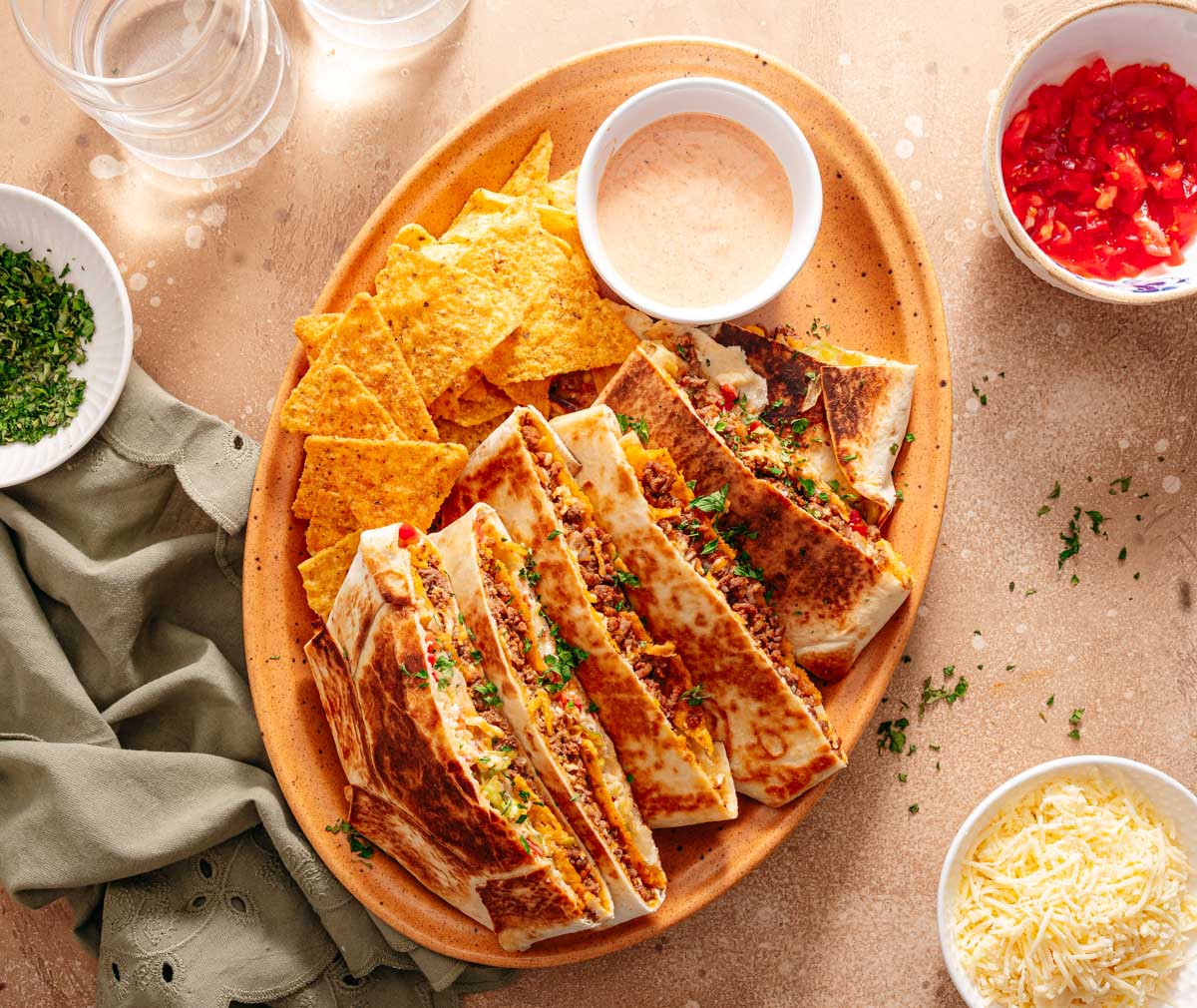 Crunchwrap supreme recept