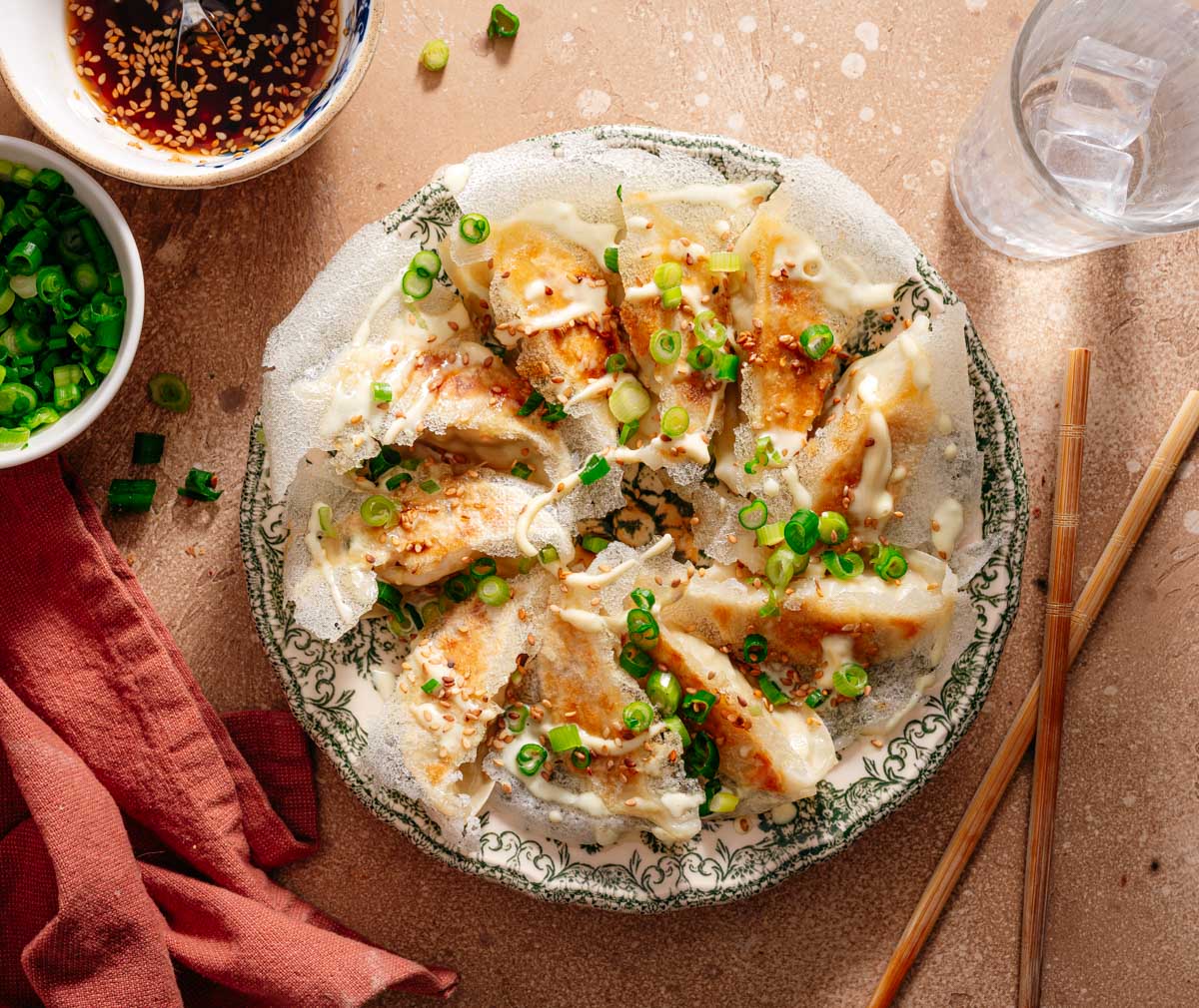Krokante gyoza skirt