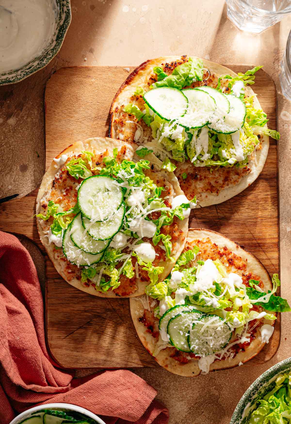 Chicken smash taco's