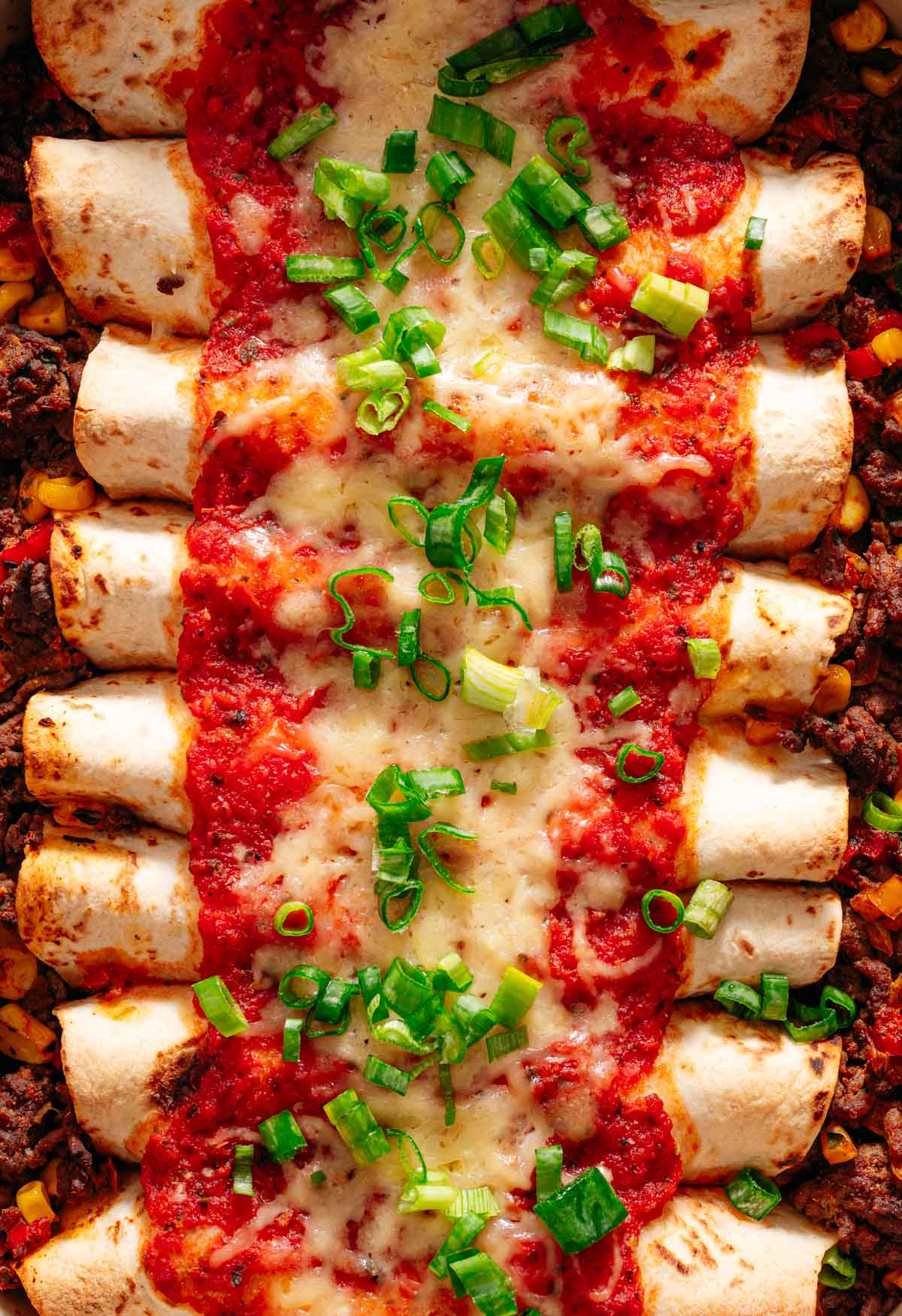 Mexicaanse wraps uit de oven