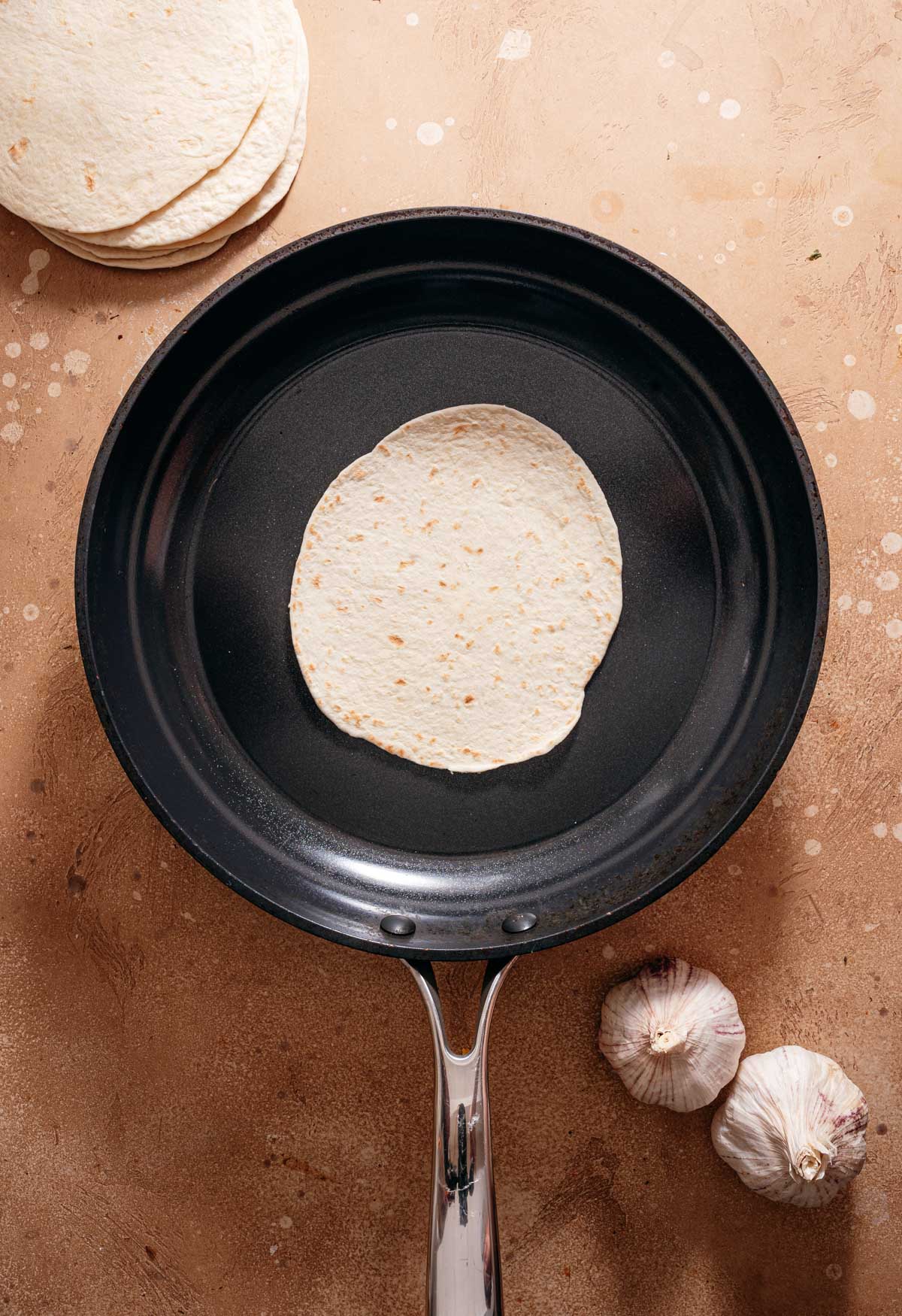 Stap 2: Wraps voorverwarmen