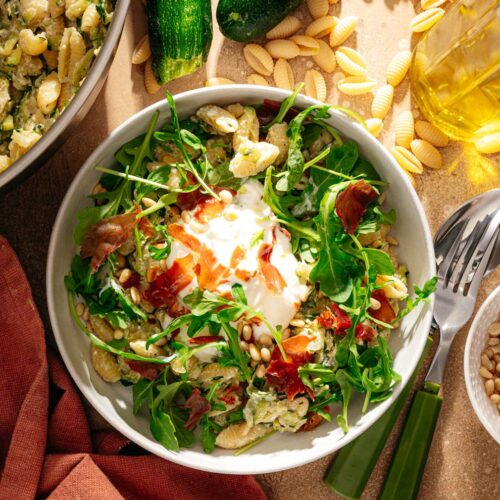 Courgette pasta