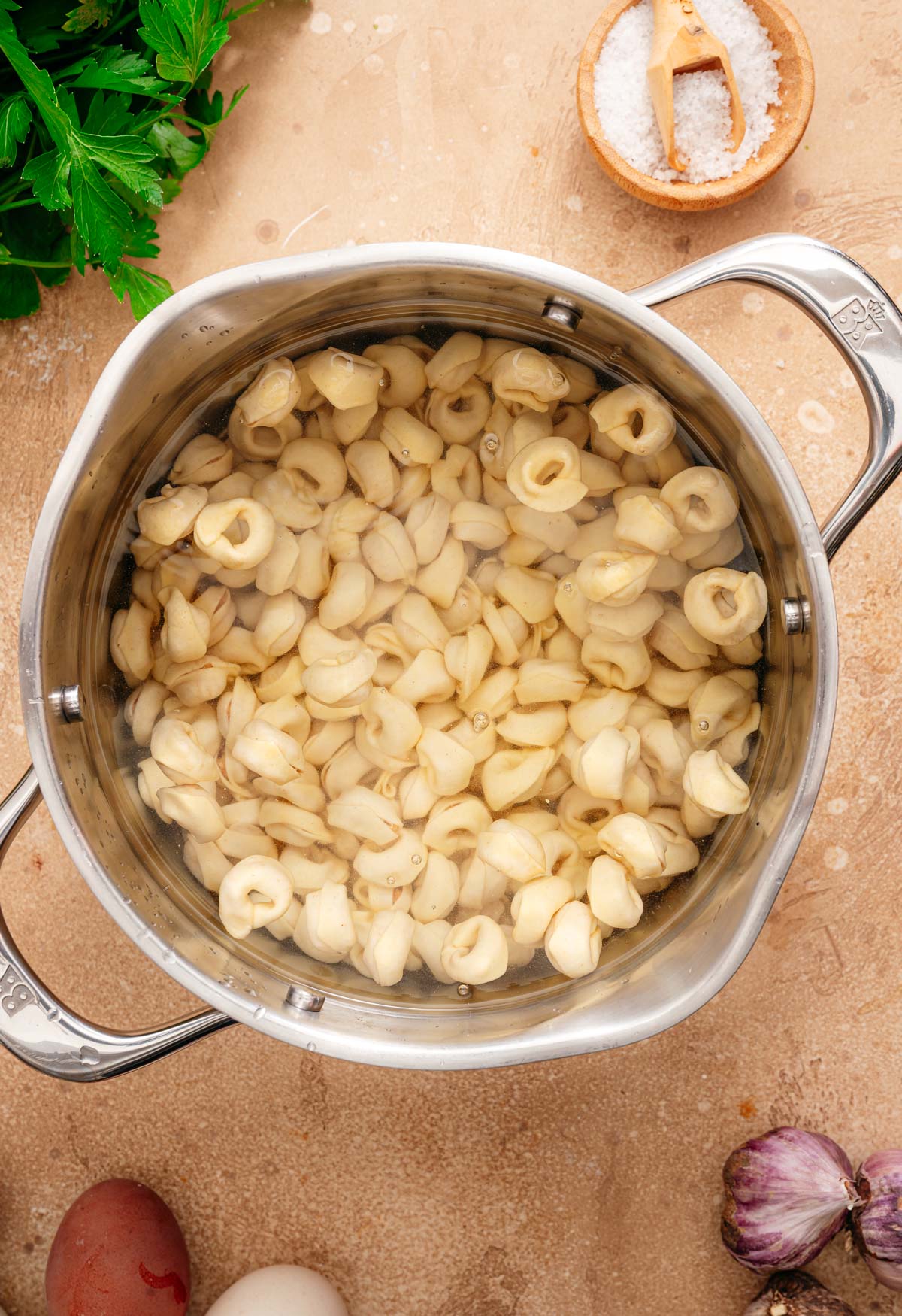 Stap 1: Tortellini koken