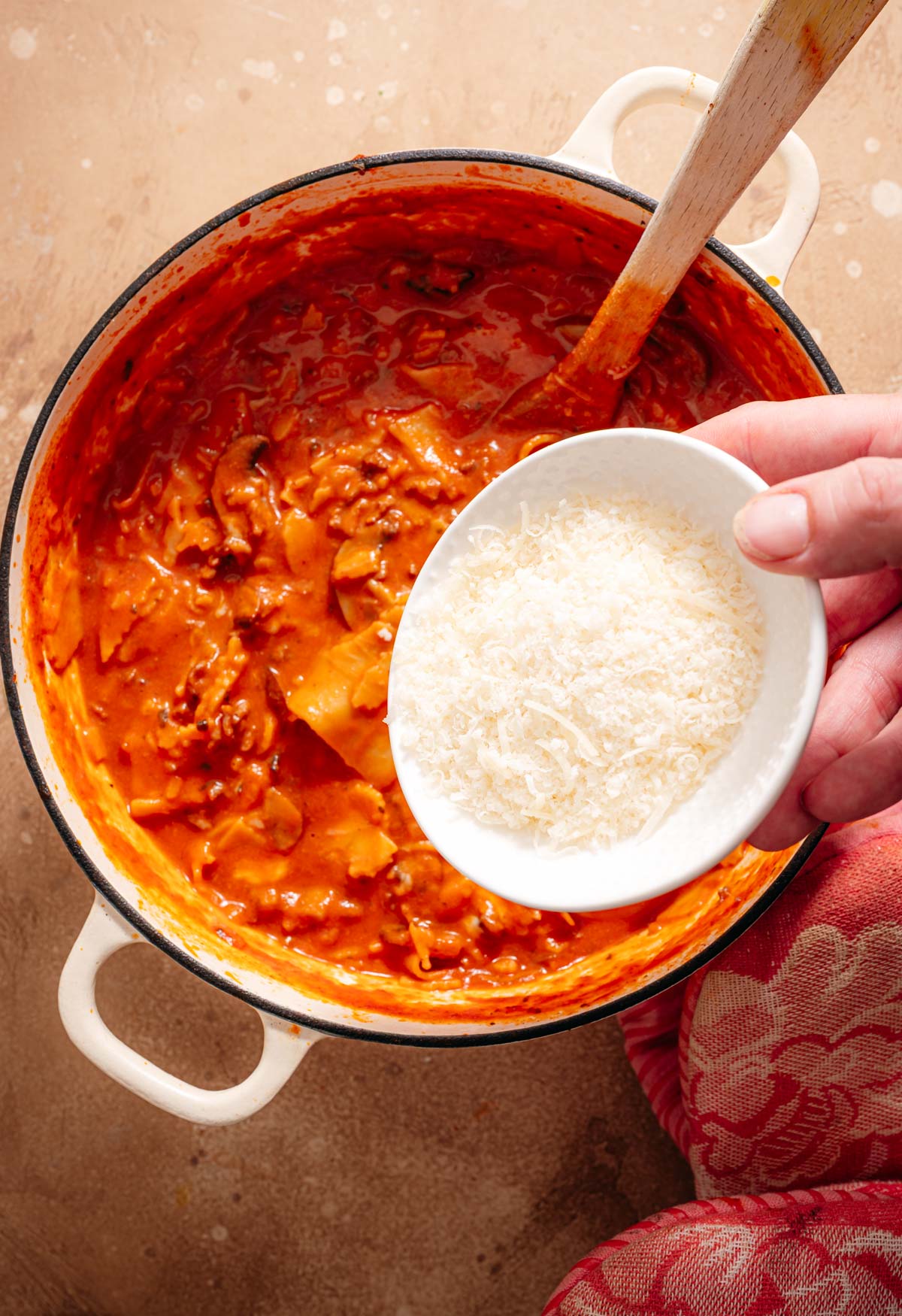 Stap 4: Lasagnesoep op smaak brengen