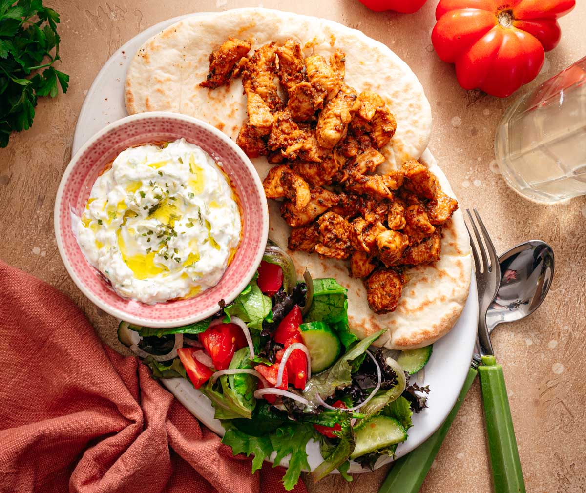 Snelle pita gyros
